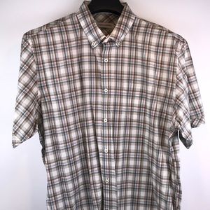 James Campbell Short Sleeve Button Down Shirt